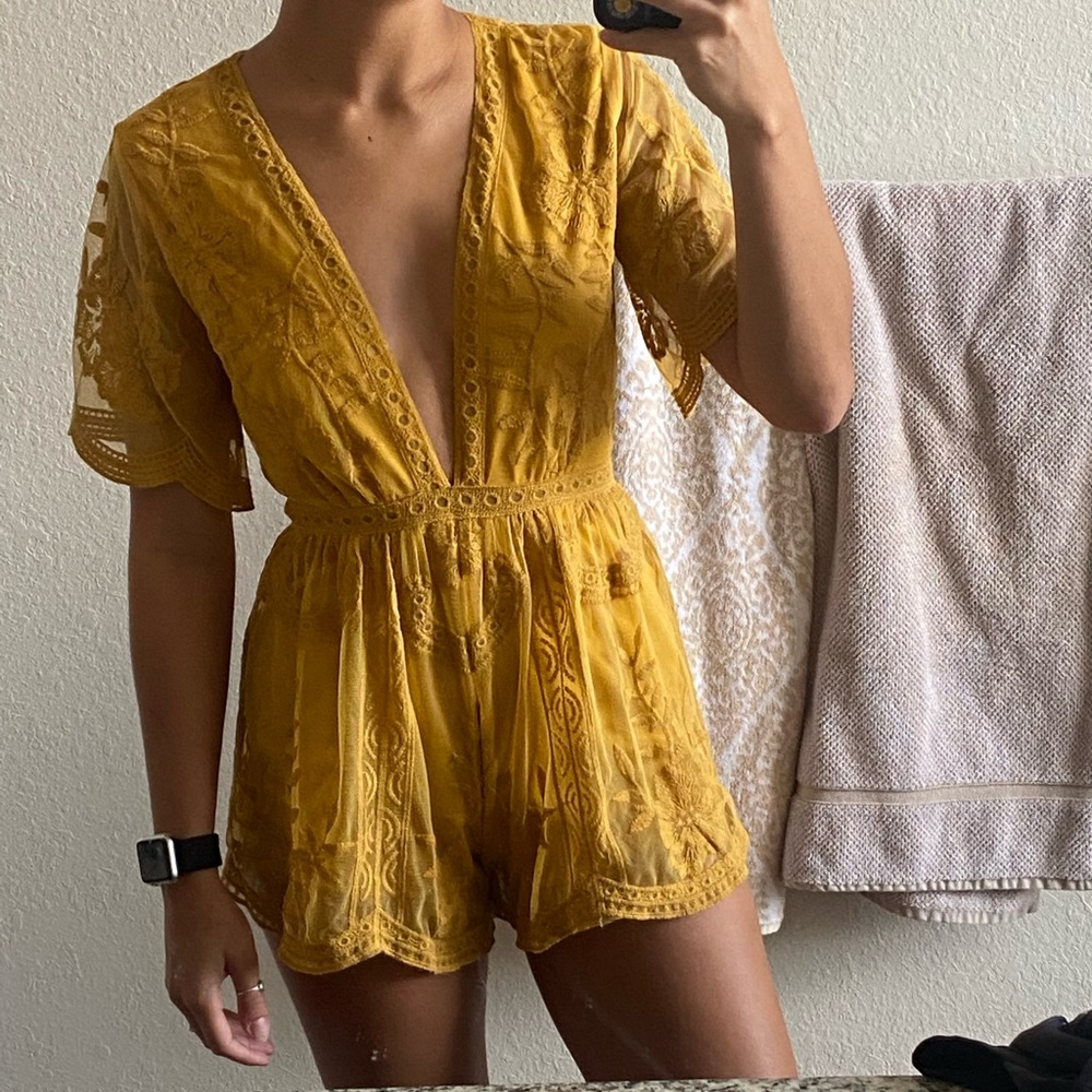 Lace romper